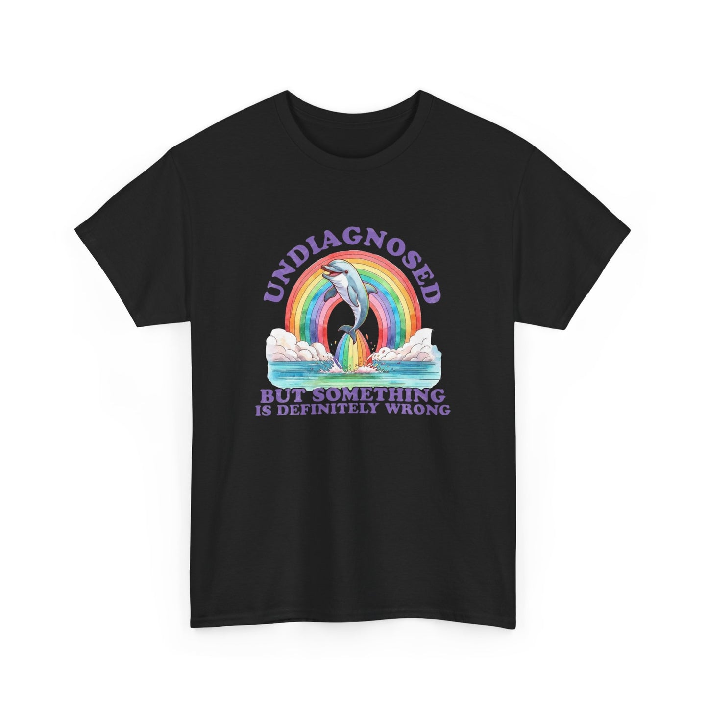 Undiagnosed But Something's Wrong Graphic T Shirt Unisex Heavy Cotton Gift New