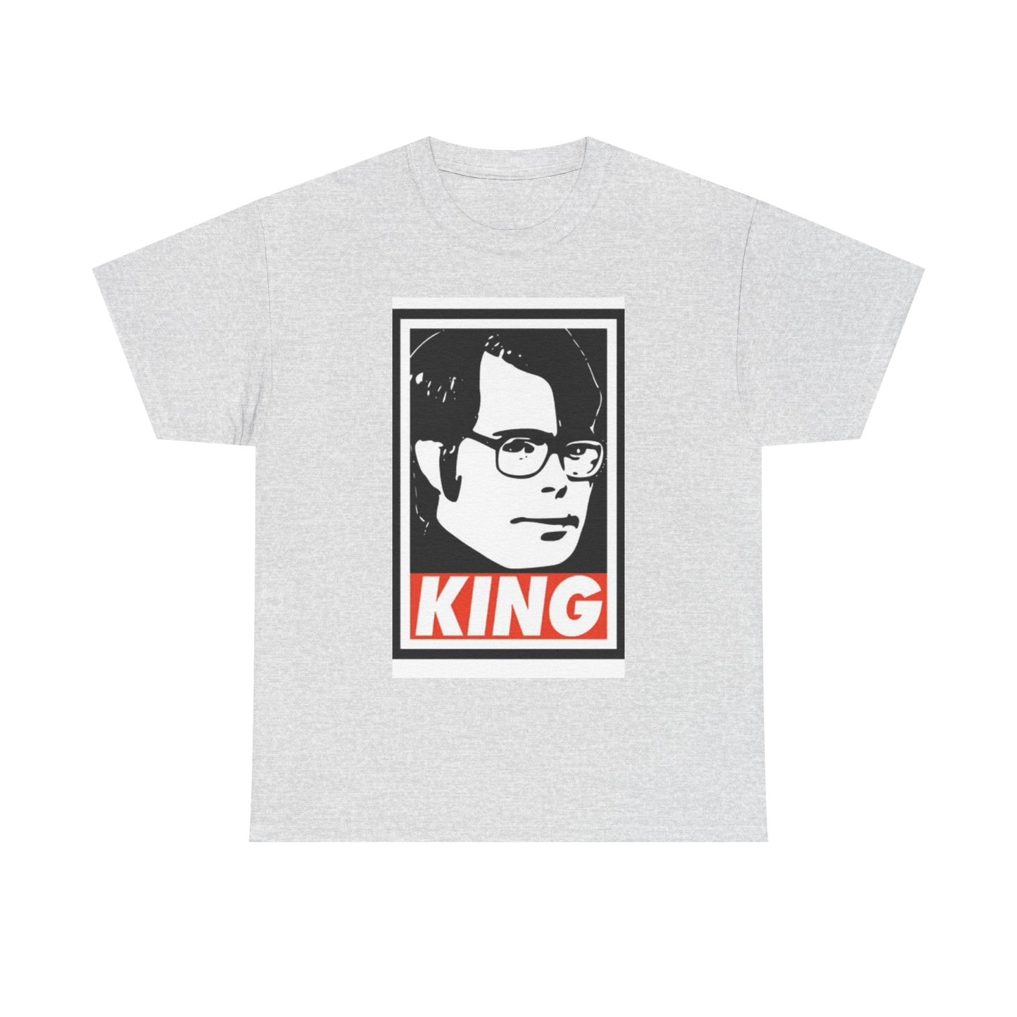 Stephen King Shirt Retro Poster Horror Funny Gift Scary Unisex Heavy Cotton Tee