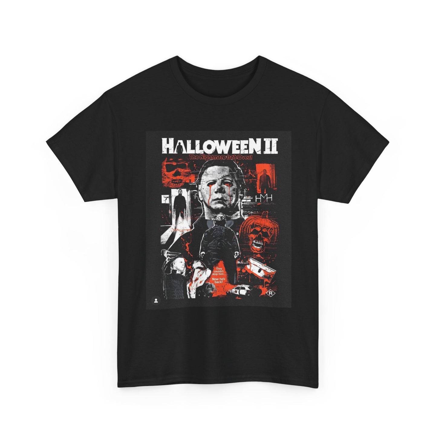 Halloween Graphic T Shirt Vintage Movie Poster Unisex Heavy Cotton Tee