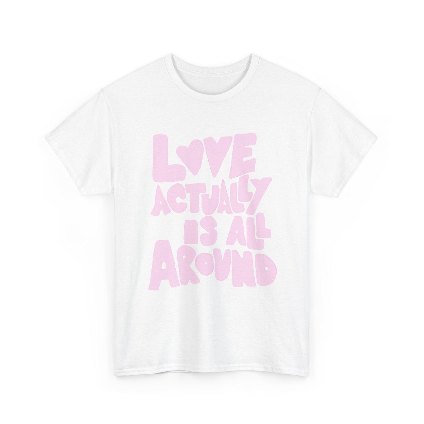 Love Is All Around Retro Graphic T Shirt Unisex Cotton Tee - New Gift - Tee