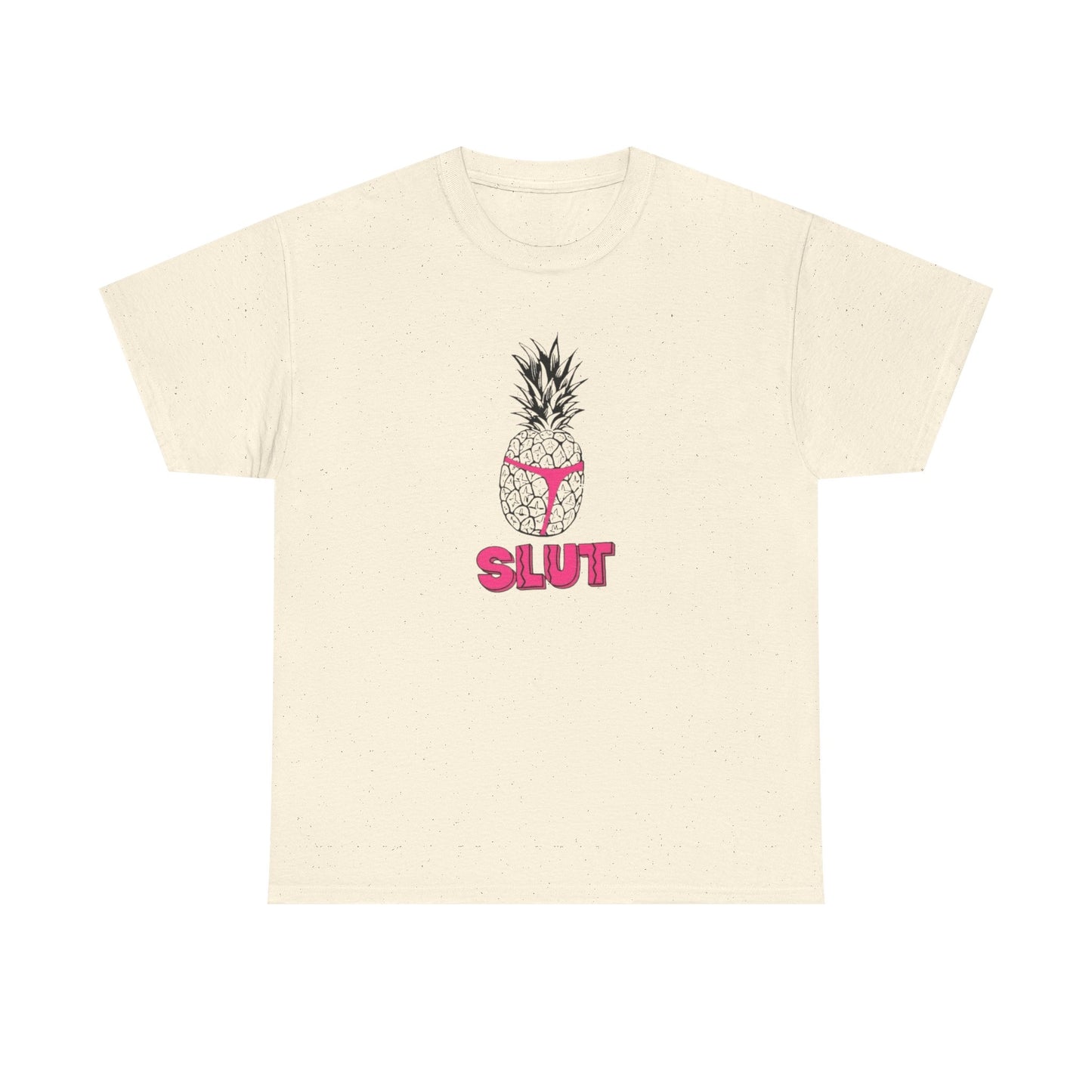 Pineapple Slut Beach T Shirt Graphic Unisex Heavy Cotton Tee NEW GIFT