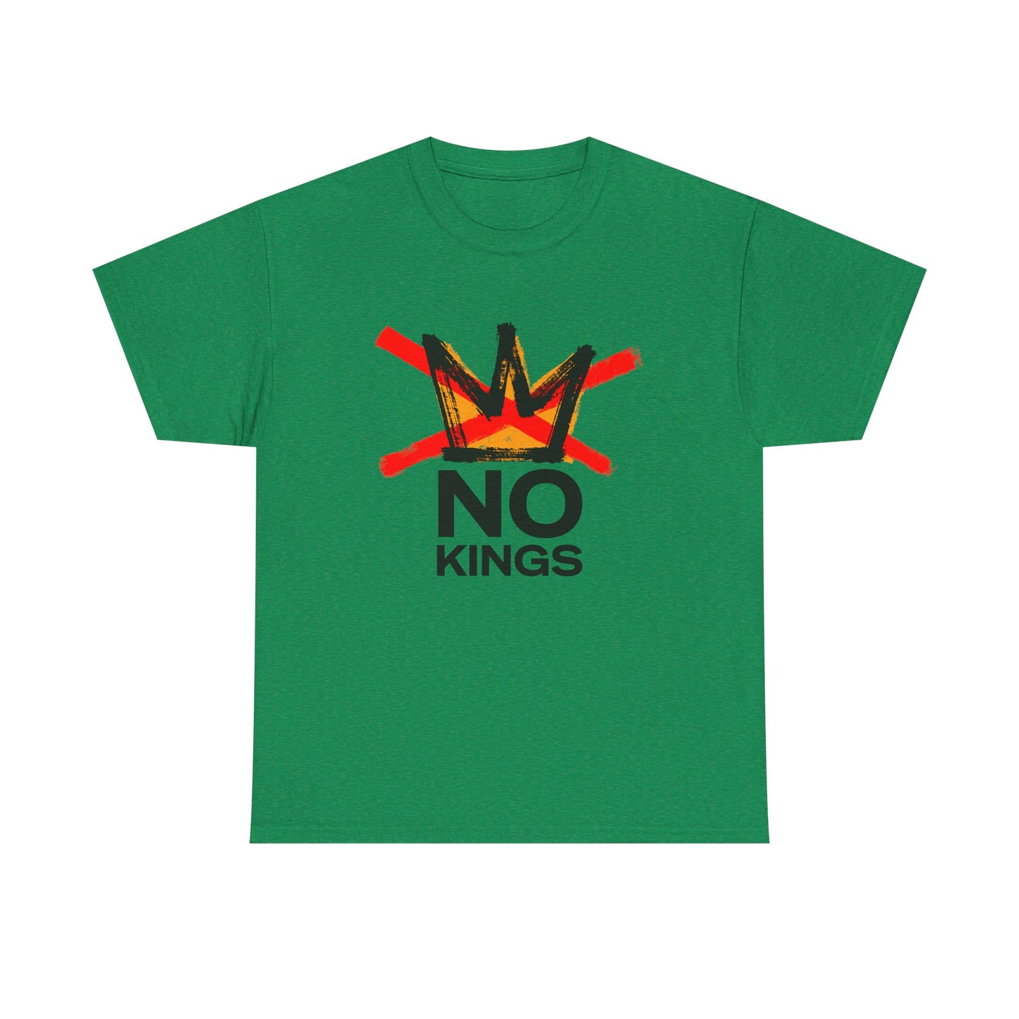 No Kings Graphic T Shirt Protest Resist BLM Support Unisex Heavy Cotton Tee