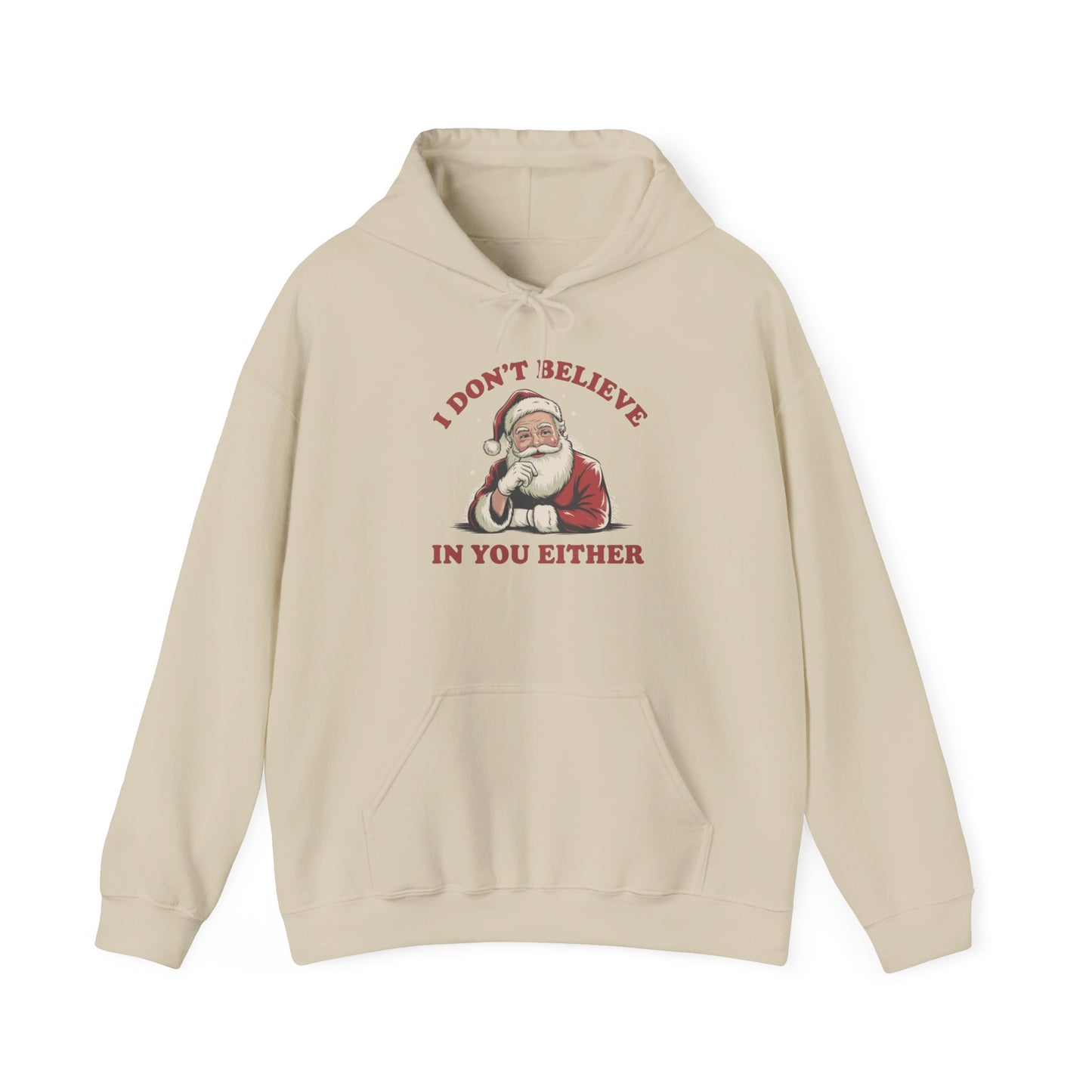 Funny Santa Christmas Jokes Graphic Hoodie Unisex Heavy Blend™ Hooded Sweatshirt