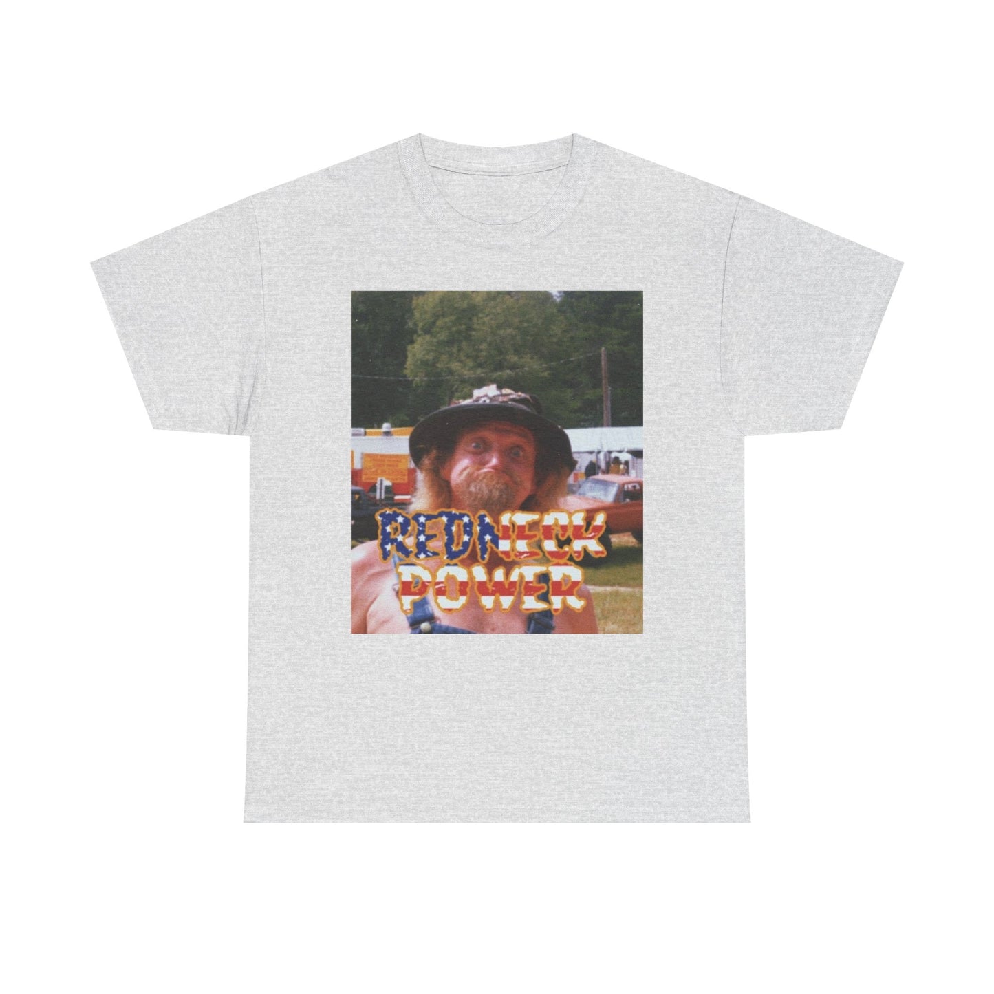 Redneck Power Funny Graphic T Shirt NEW Unisex Heavy Cotton Tee