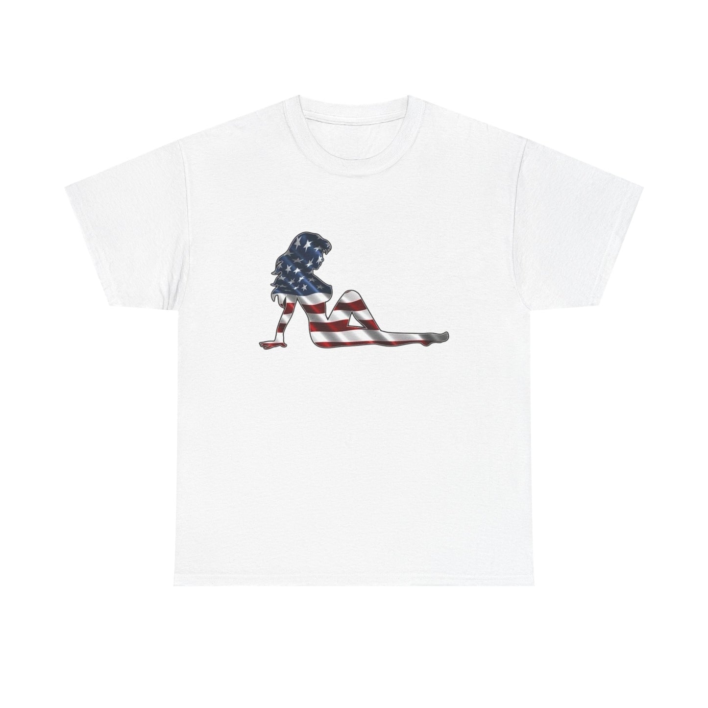 USA Pinup Model Graphic T Shirt NEW Unisex Heavy Cotton Tee