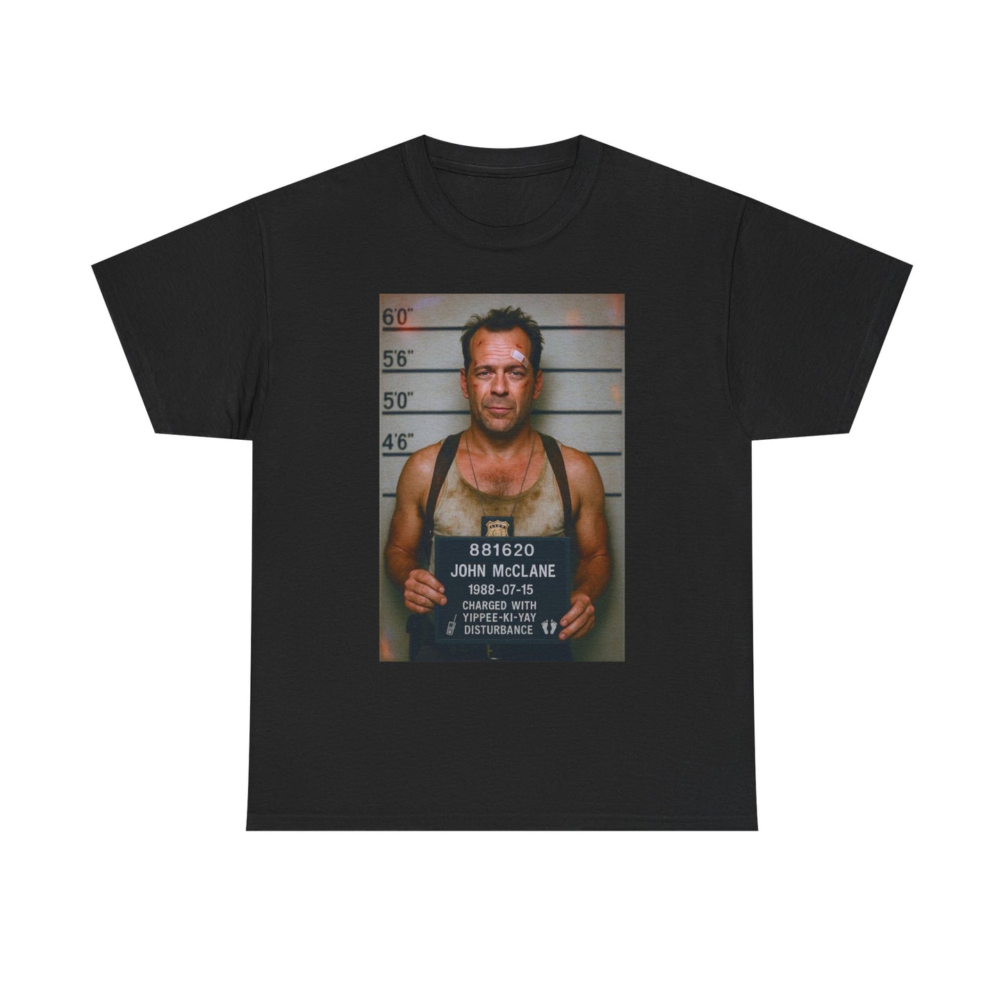 Die Hard Christmas Funny Graphic T Shirt NEW S-5XL Unisex Heavy Cotton Tee