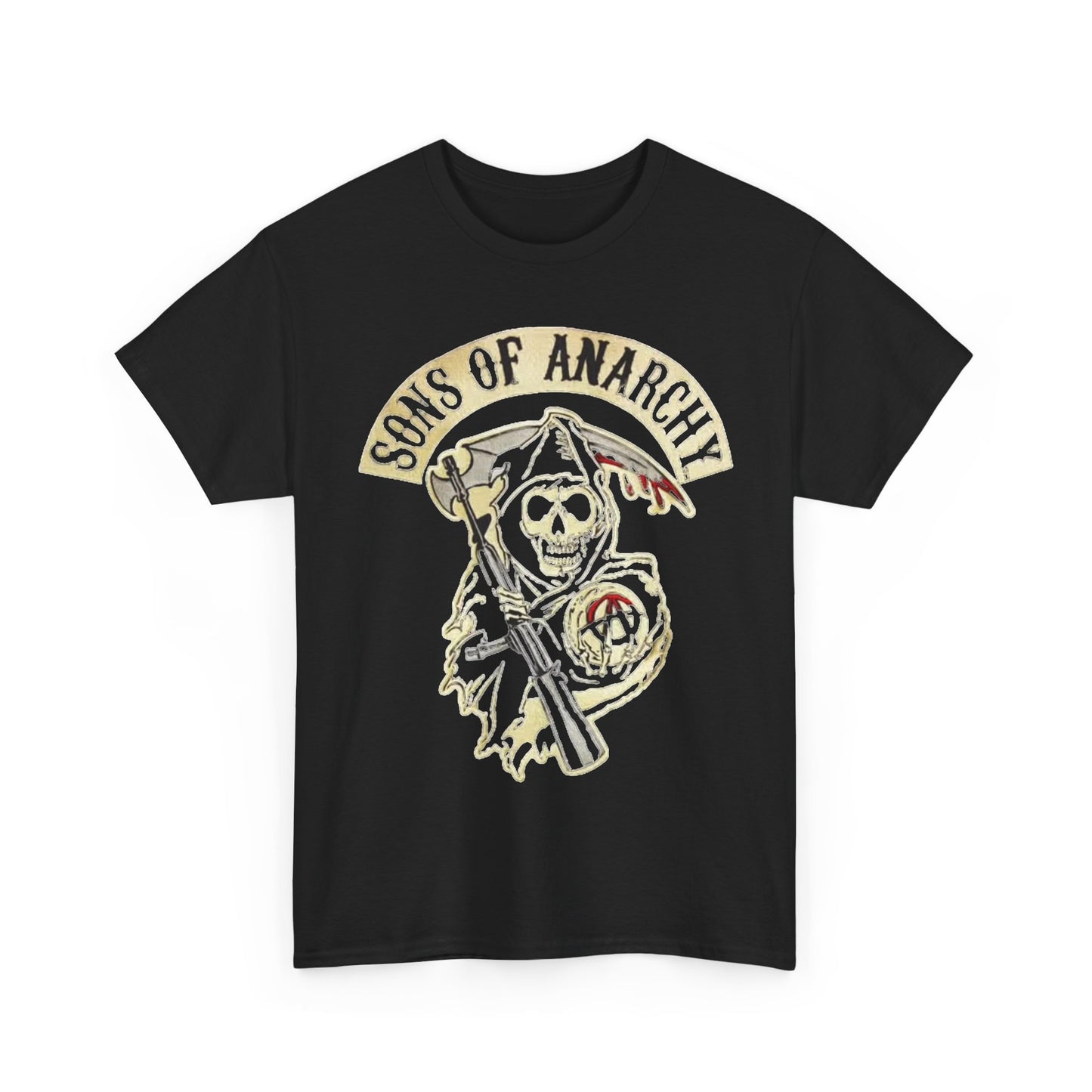 Sons of Anarchy T-shirt classic Harley Davidson graphic Unisex Heavy Cotton Tee