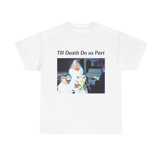 Anna Nicole Smith Tshirt Funny Till Death Do Us Part Playboy Unisex Heavy Cotton