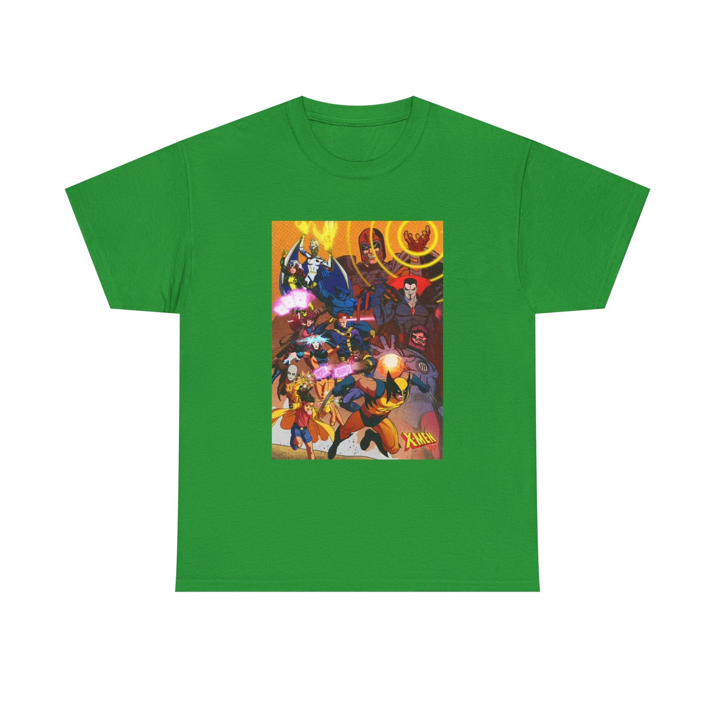 Cartoon Graphic Tee Xmen Comic Book Retro Vintage Tee Unisex Heavy Cotton Tee