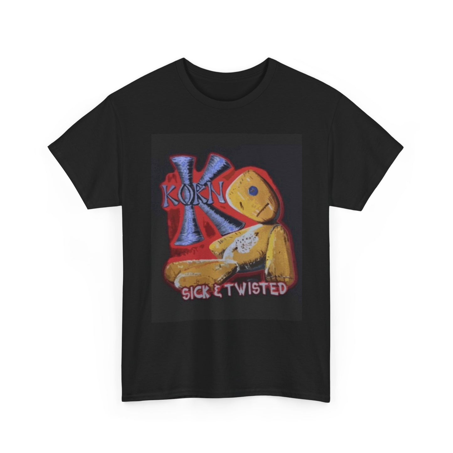 Korn Graphic T Shirt Vintage Merch Rock 90s Unisex Heavy Cotton Tee