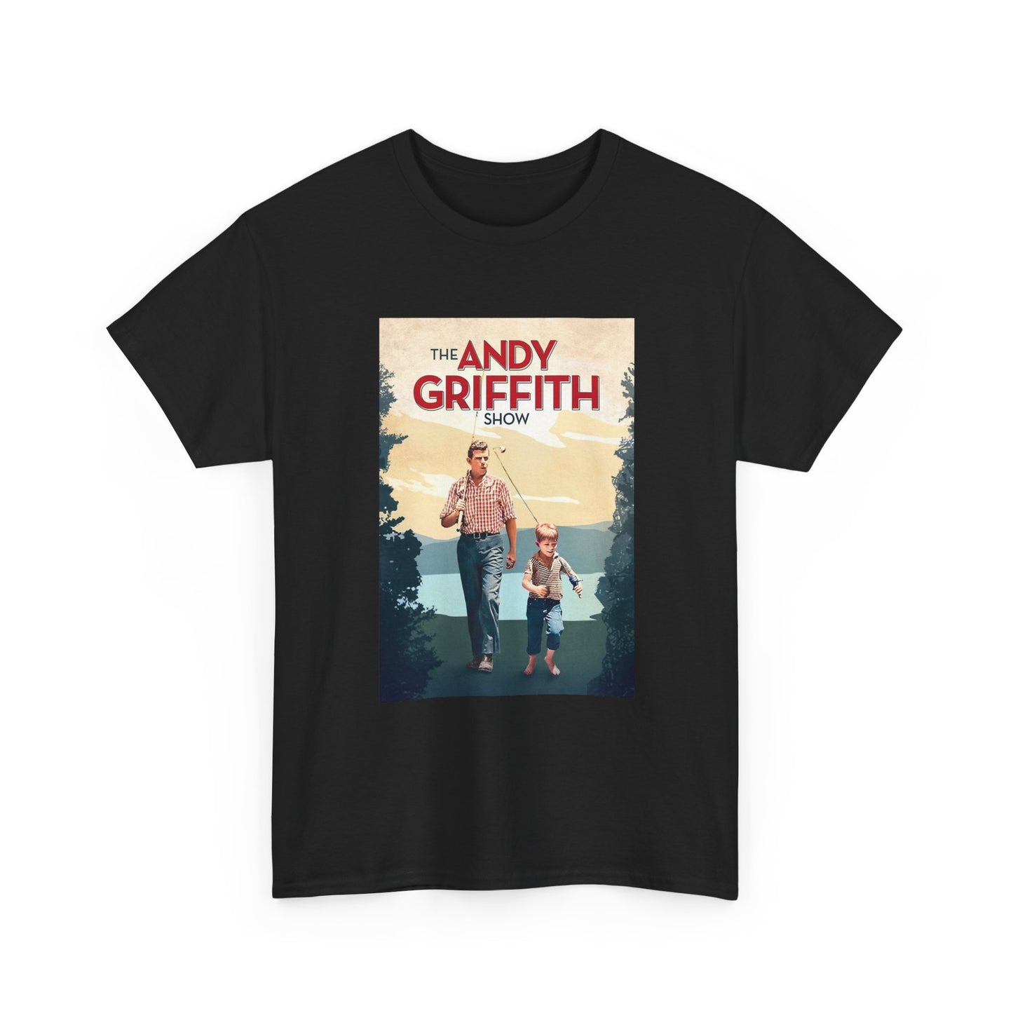 The Andy Griffith Show Tshirt Vintage Tv Series Retro Graphic Unisex Heavy Tee 3