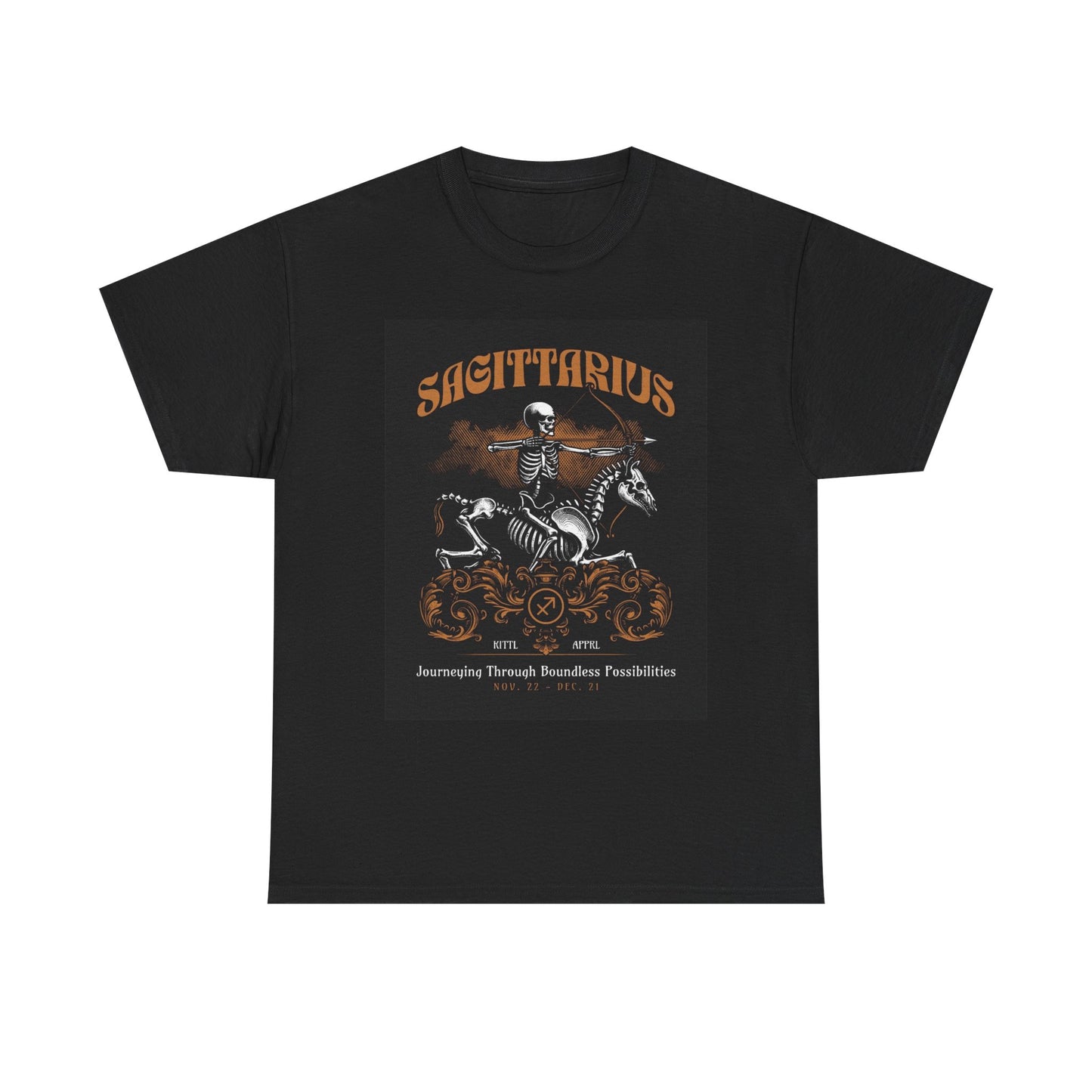 Sagittarius Zodiac Astrology Sign Graphic T Shirt Unisex Heavy Cotton Tee NEW