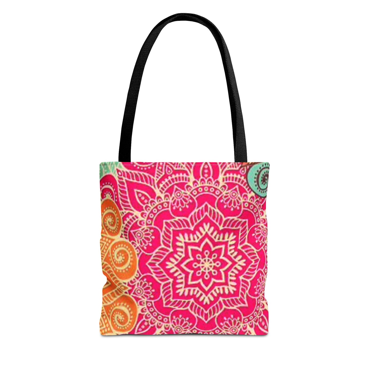 Pink And Orange Design Multi Color BRAND NEW MODERN Tote Bag (AOP)
