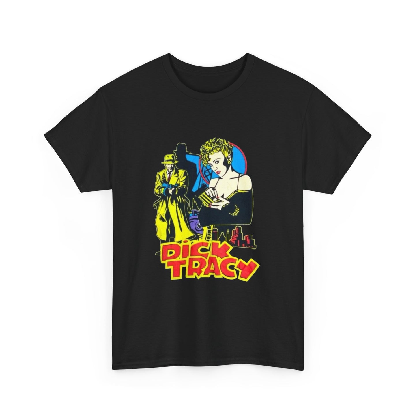 Dick Tracy Vintage Graphic T Shirt Unisex Heavy Cotton Tee