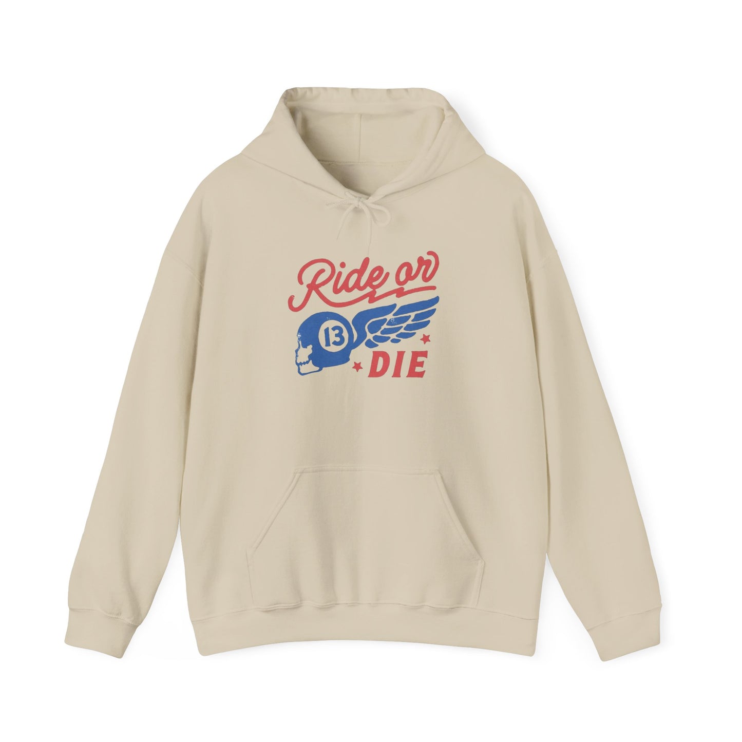 Ride Or Die Graphic Hoodie Heavy Blend Sweatshirt NEW