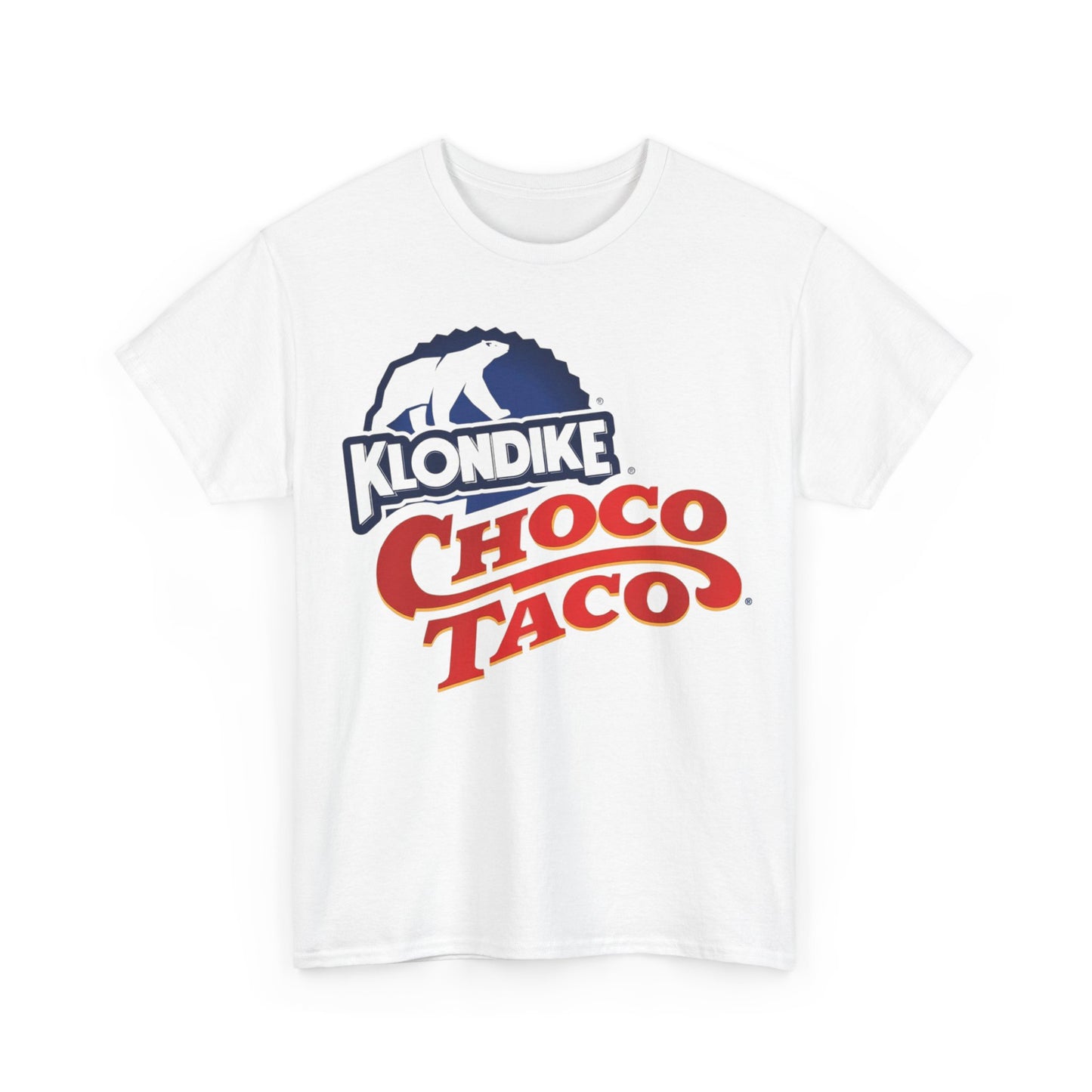 Choco Taco Shirt Klondike Ice Cream Retro Vintage Logo Unisex Heavy Cotton Tee