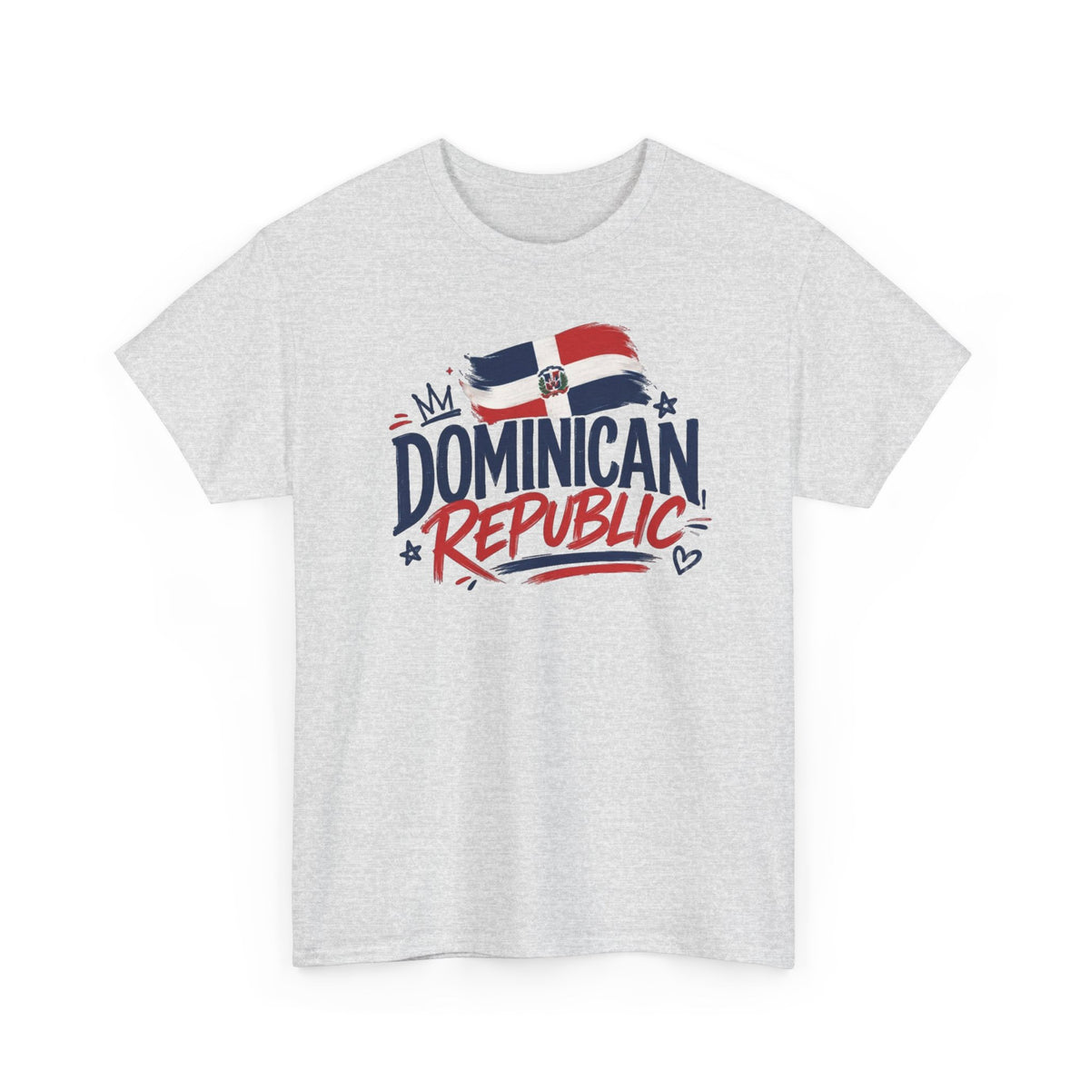 Dominican Republic Graphic T Shirt Men's Flag Retro Heavy Cotton Tee