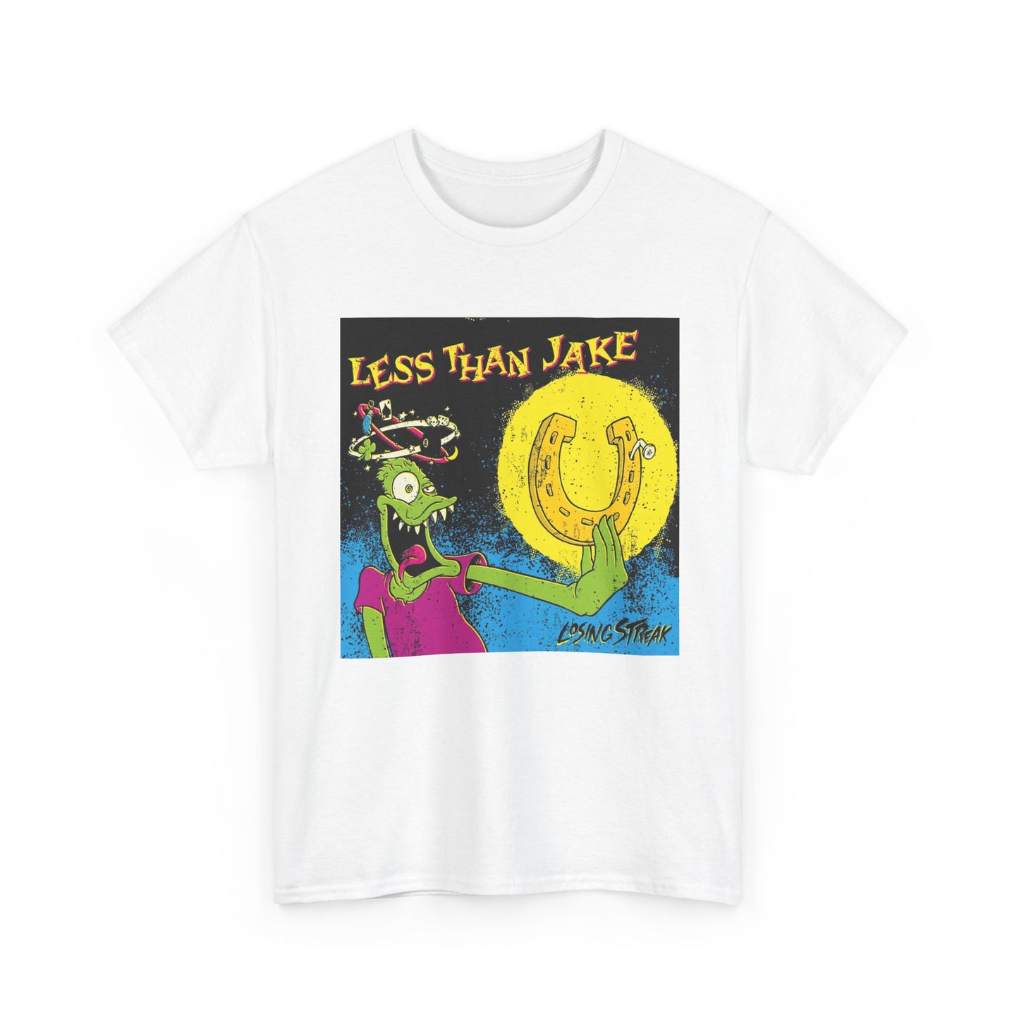 Less Than Jake Tshirt Vintage Punk Rock Band Merch Unisex Heavy Concert Tee