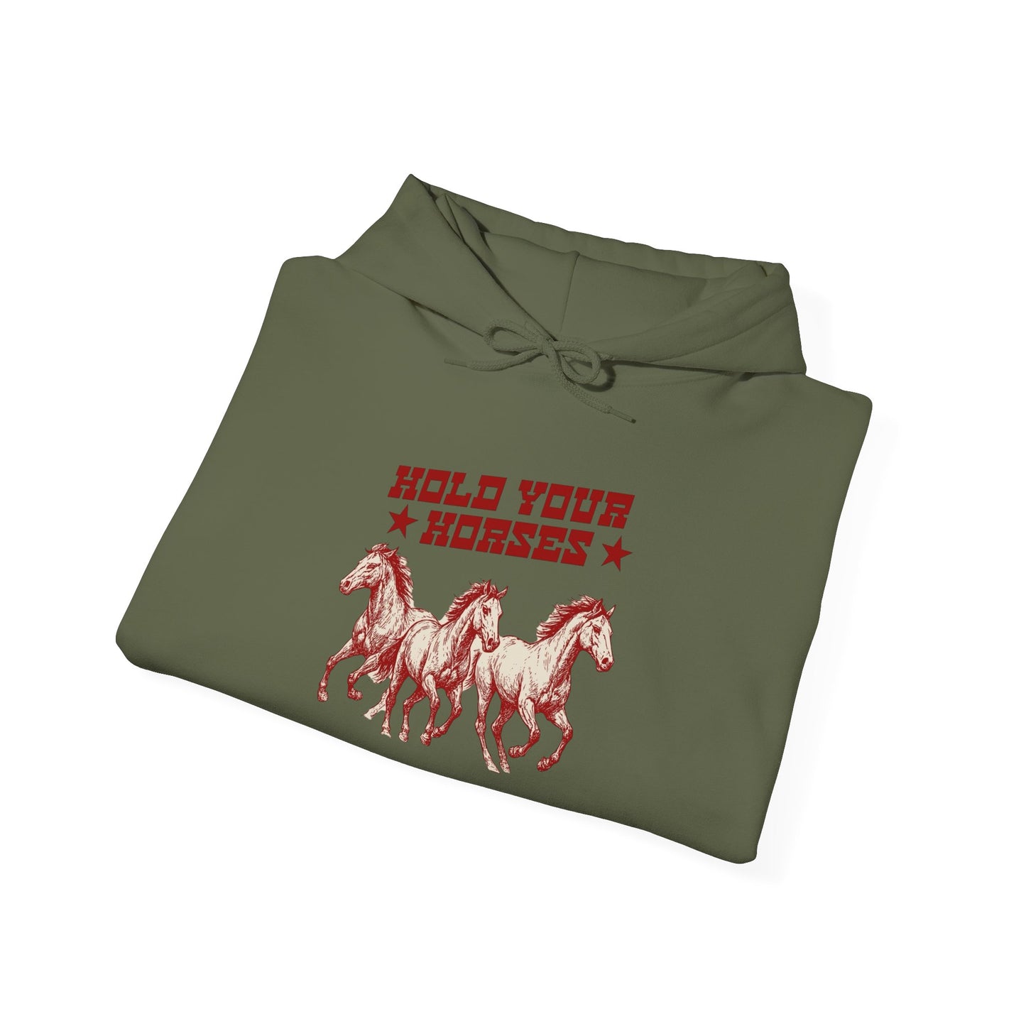 Hold Your Horses Hoodie NEW ADULT Unisex Hooded Sweatshirt