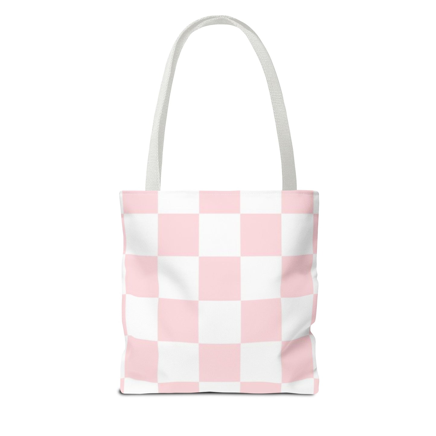 Pink And White Brand New Tote Bag (AOP)