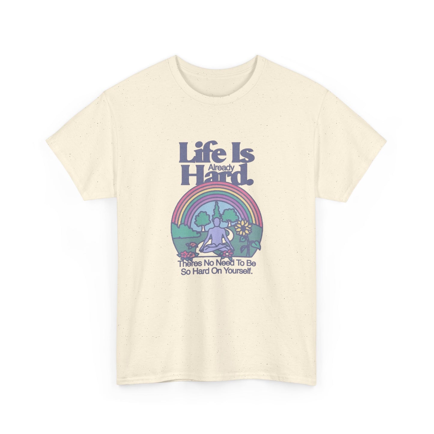 Life Is Hard Graphic T Shirt Unisex Heavy Cotton Tee Gift Vintage