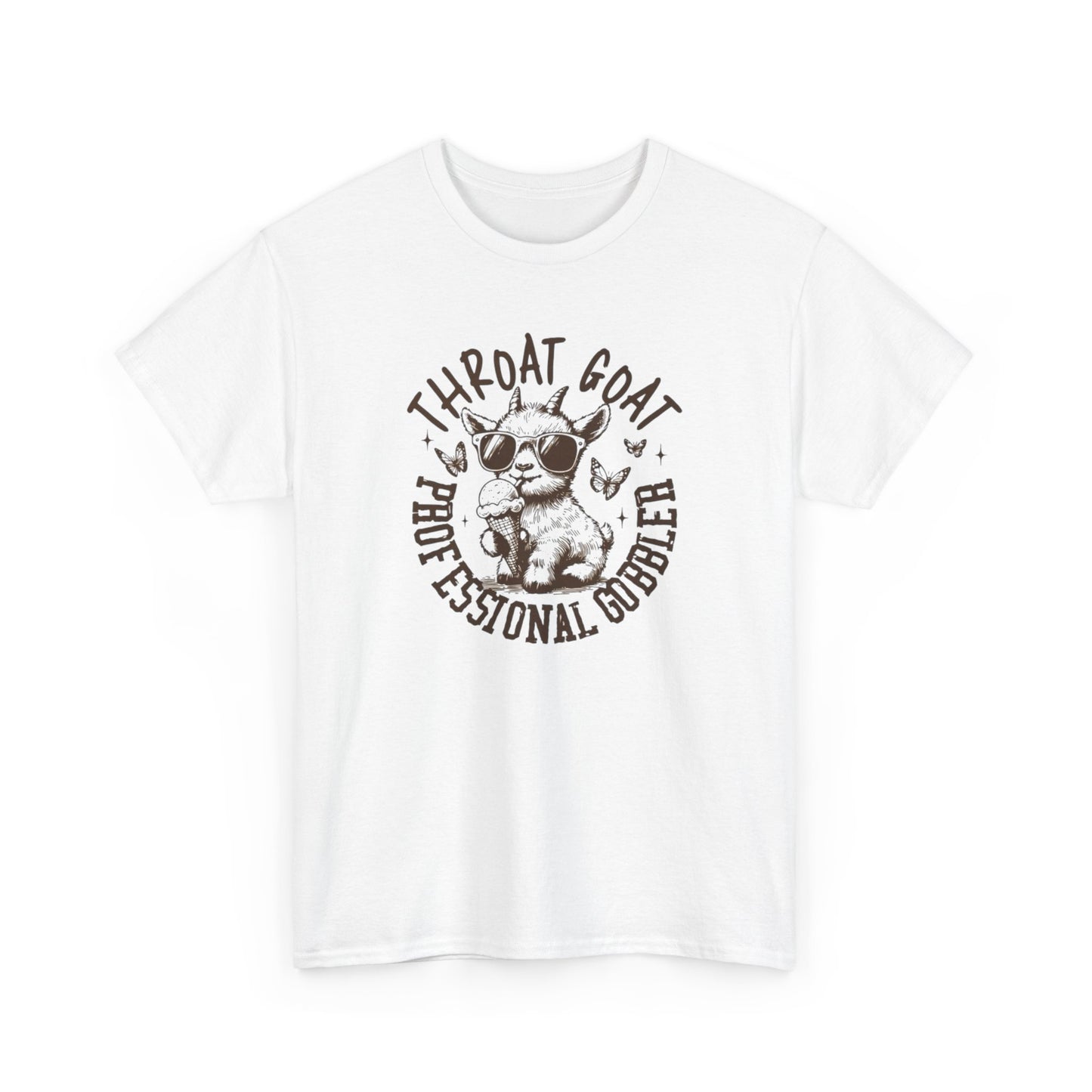 Throat Goat Funny Sex Graphic T Shirt S-5XL NEW Unisex Heavy Cotton Tee