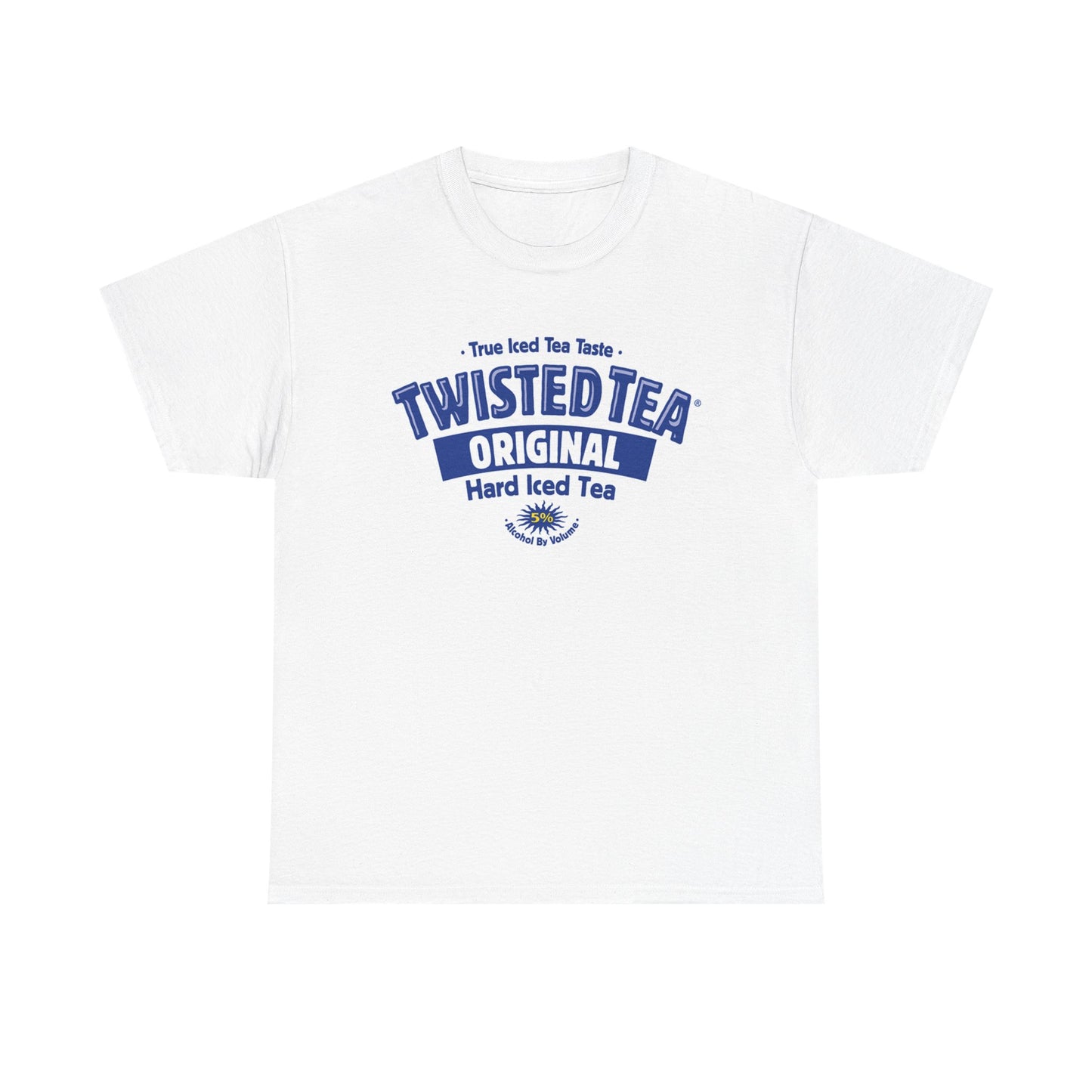 Twisted Tea Graphic T Shirt Garage Beers Vintage Logo Unisex Heavy Cotton Tee 1