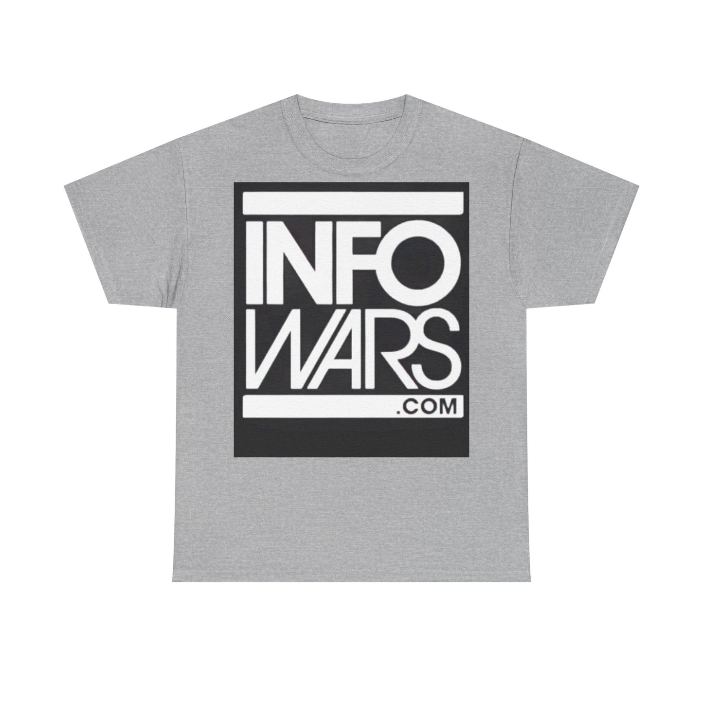 Info Wars Tshirt Alex Jones Rogan American Funny Podcast Unisex Heavy Cotton Tee