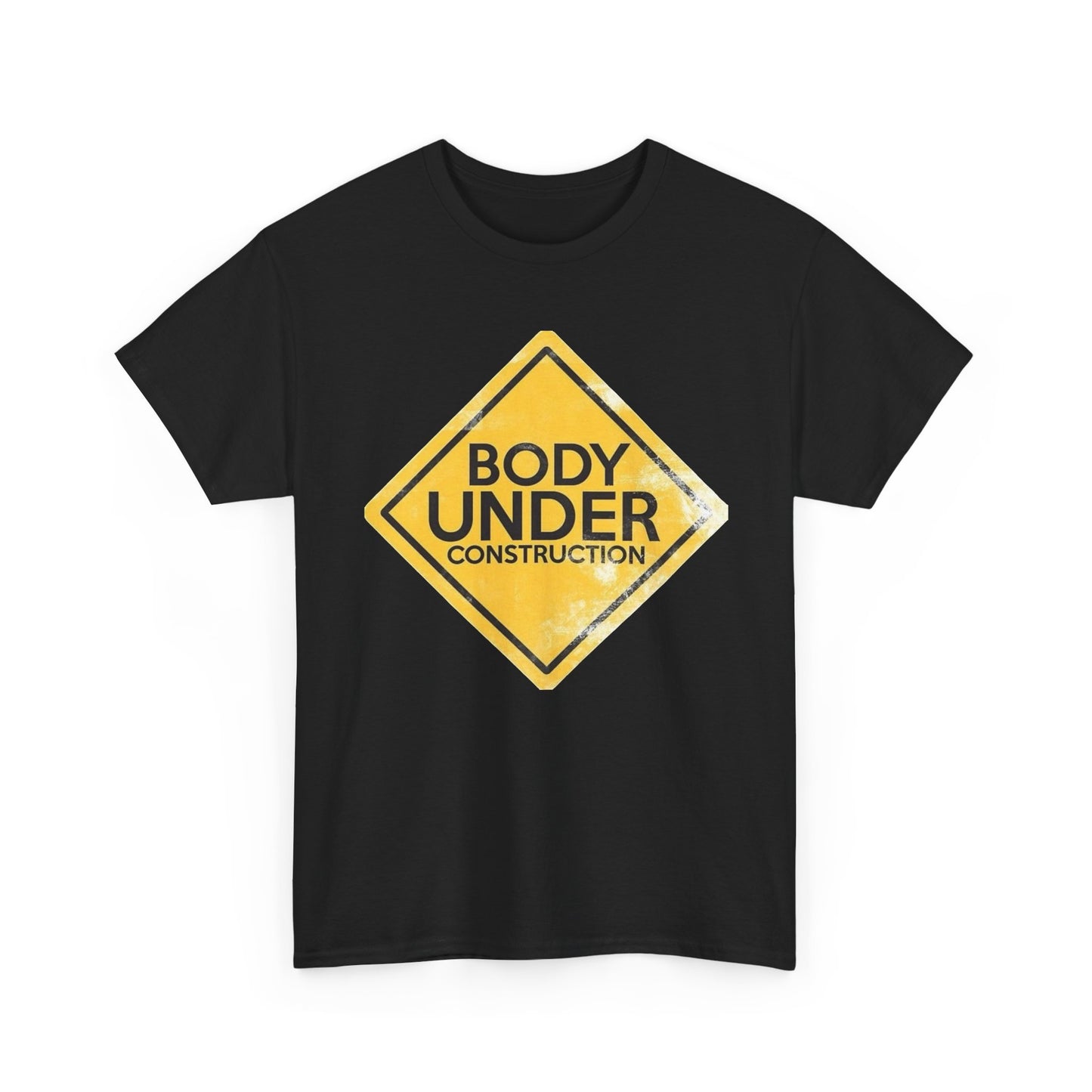 Body Under Construction Graphic T Shirt NEW Adult Regular Sizing Tee