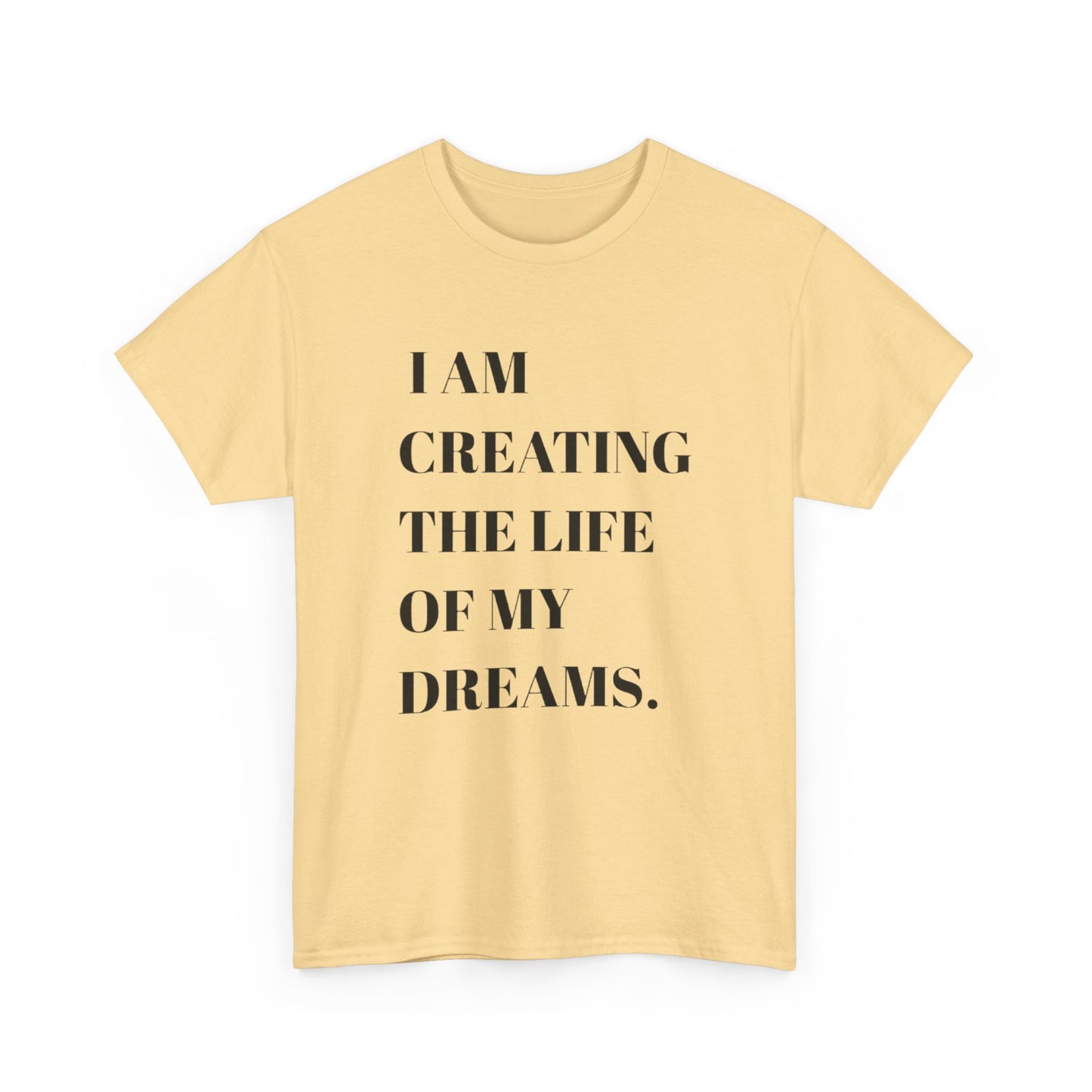 Creating The Life Of My Dreams Graphic T Shirt NEW ADULT Heavy Cotton Tee