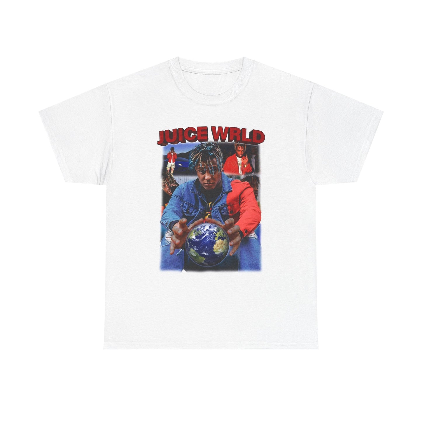Juice World Graphic T Shirt Vintage Rap Hip Hop Retro Unisex Heavy Cotton Tee