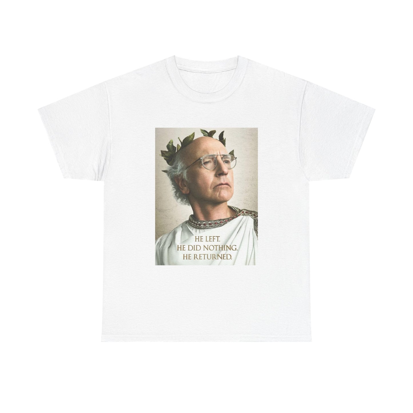 Larry David T shirt Curb Your Enthusiasm Comedy Unisex Heavy Cotton Tee Seinfeld