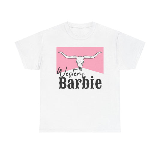 Western Barbie Graphic T Shirt Womens Brand New Cotton Tee