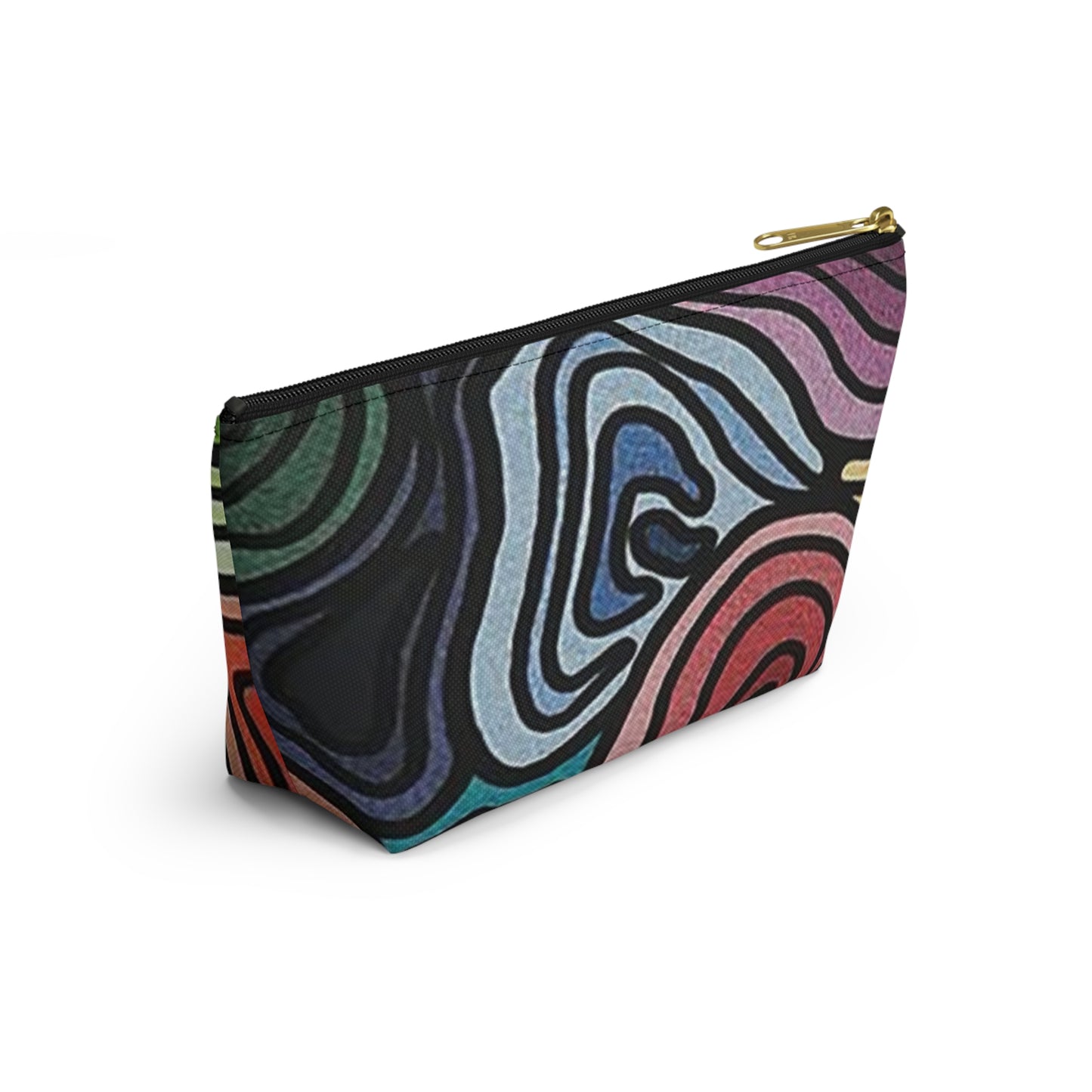 Painting All Over Print Travel Bag Multi Color Accessory Pouch w T-bottom