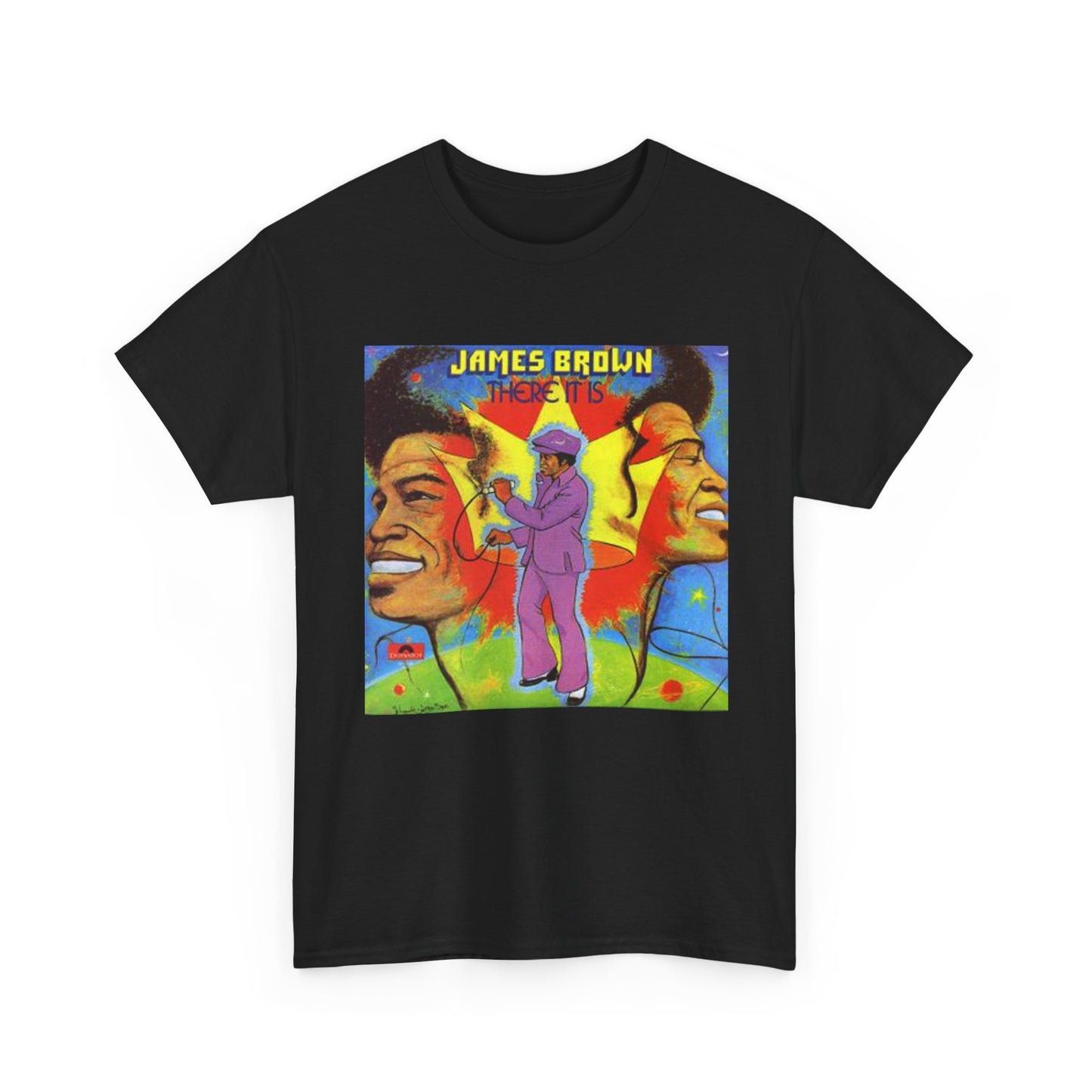 James Brown Tshirt Vintage Concert The Godfather Unisex Heavy Cotton Painting