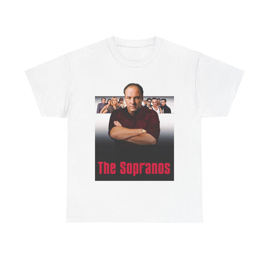 The Sopranos Tshirt Vintage Retro Italian Tv Series NY Unisex Heavy Cotton Tee