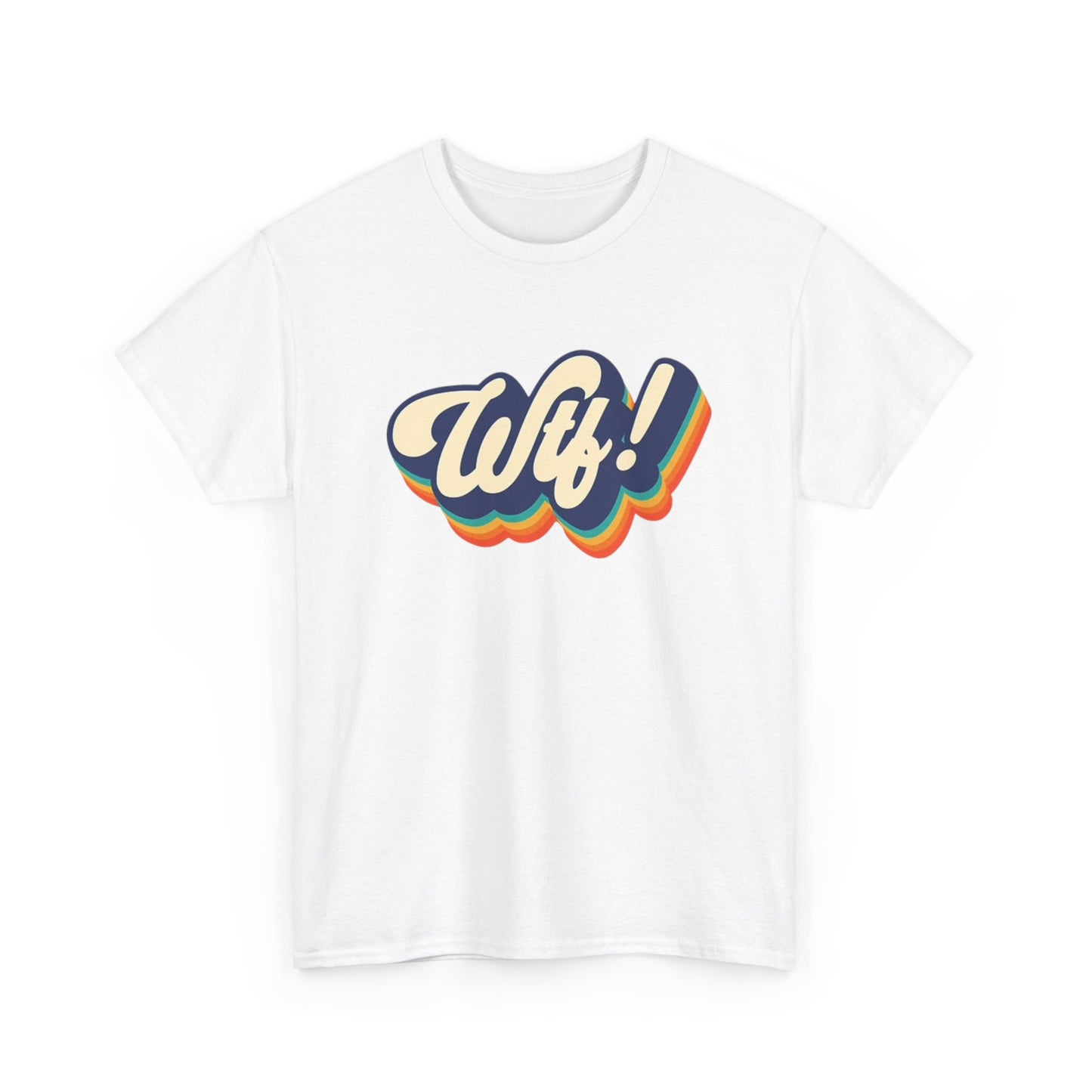 WTF Funny Graphic T Shirt BRAND NEW Apparel Unisex Heavy Cotton Tee