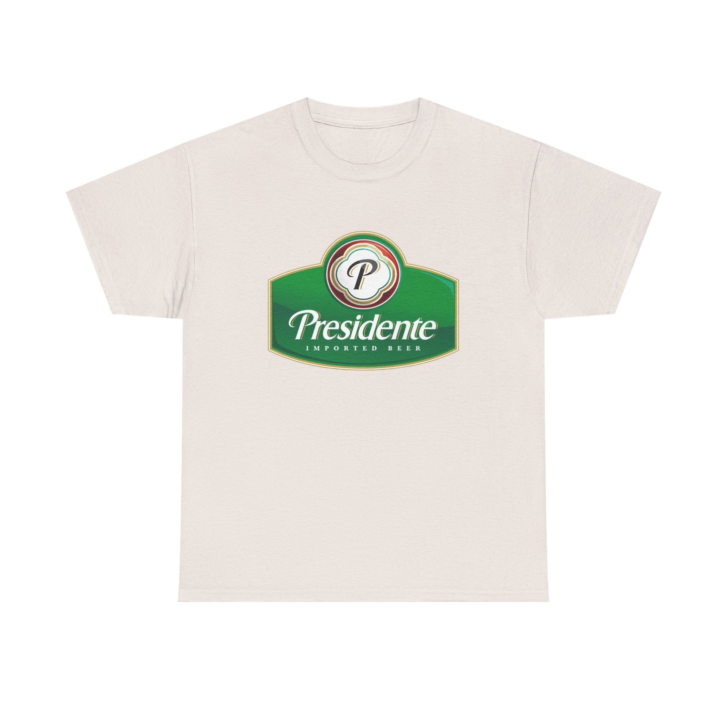 Presidente Beer Logo Shirt Retro Poster Unisex Heavy Cotton Tee
