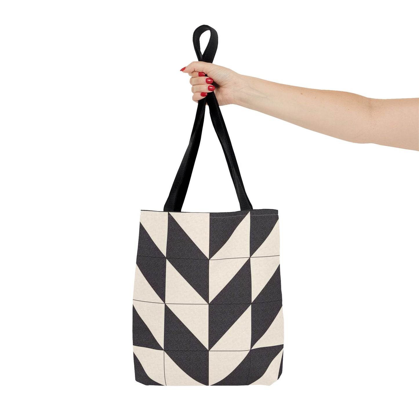 Black And Cream BRAND NEW Modern Purse - Pocketbook - Travel Tote Bag (AOP)