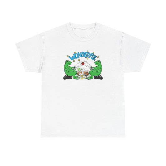 Wonderful Frog Life Graphic T-Shirt Unisex Heavy Cotton Tee