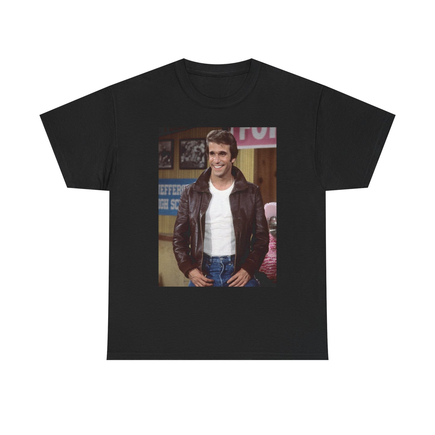The Fonz Graphic T Shirt Vintage Tv Series Retro 90s Unisex Heavy Cotton Tee