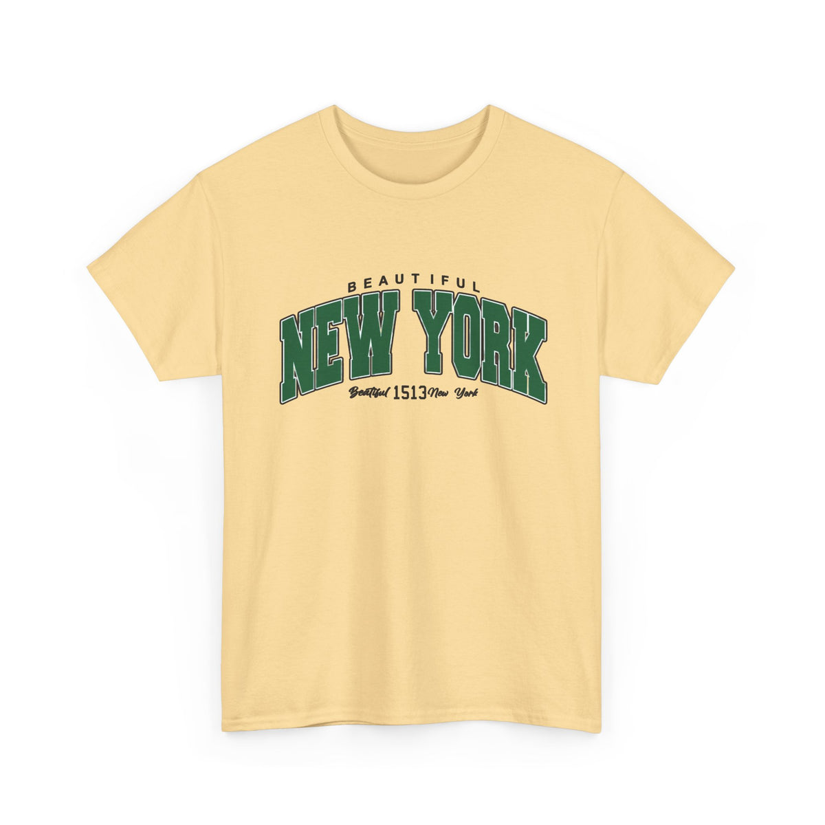 Beautiful New York Graphic T Shirt Men's Heavy Cotton Tee