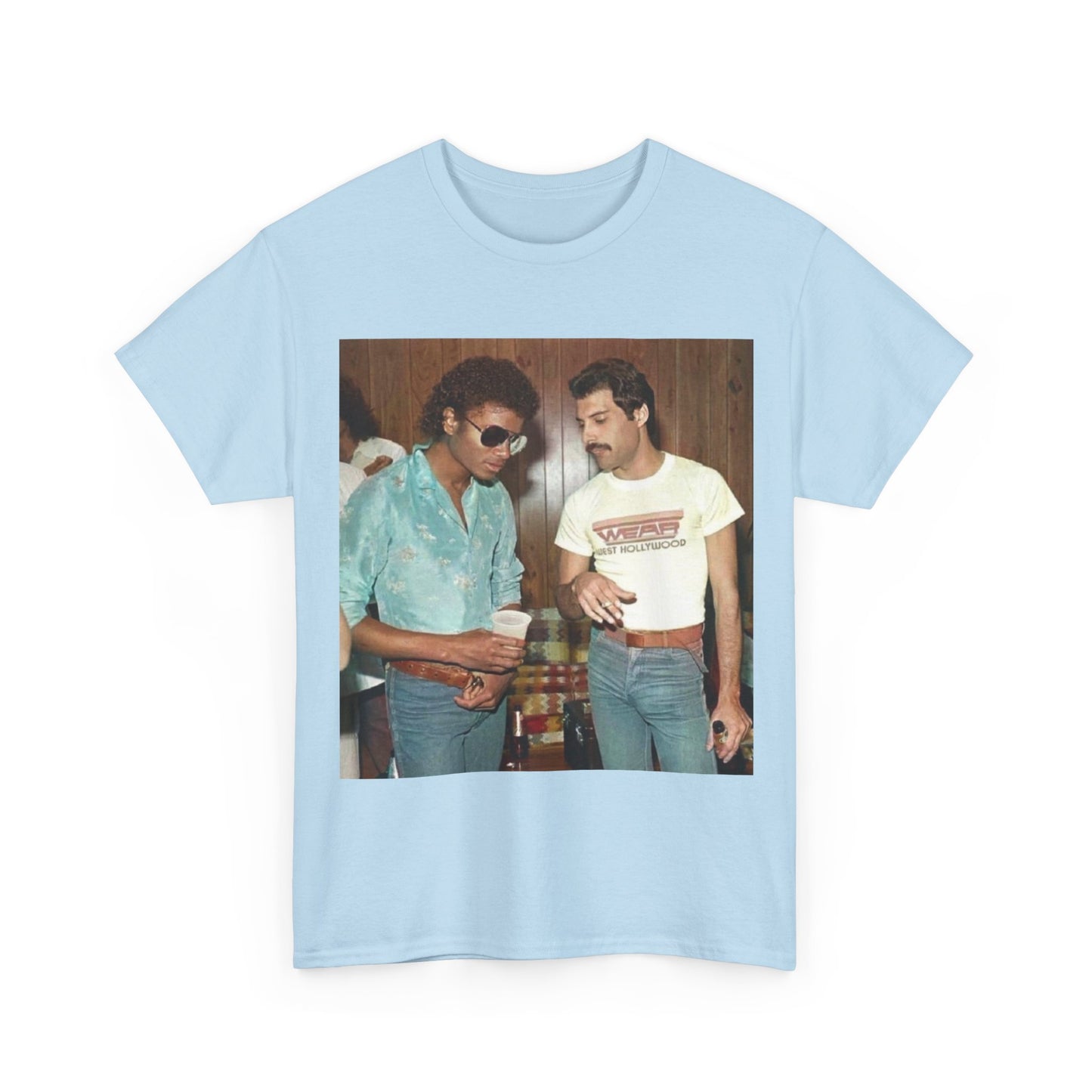 Michael jackson Queen tshirt vintage 80s retro graphic Unisex Heavy Cotton Tee