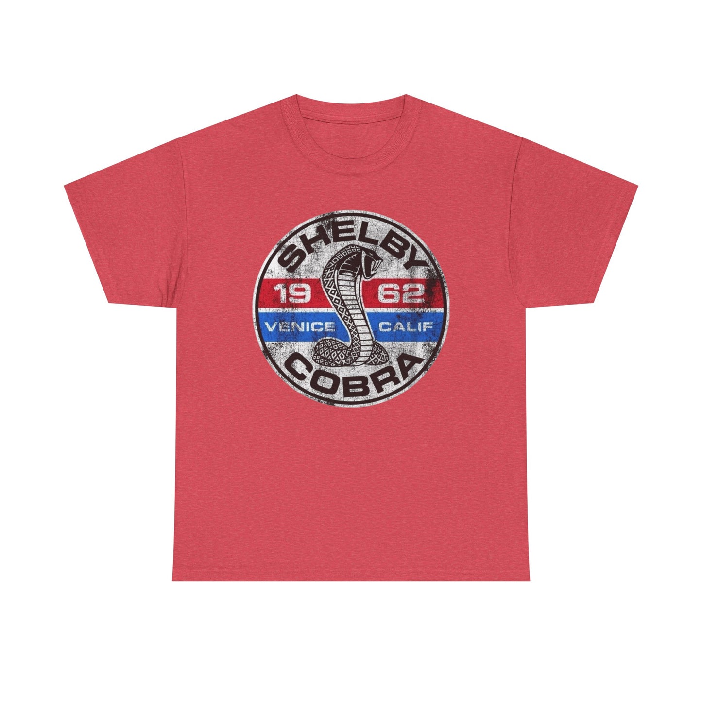 Shelby Cobra Racing Graphic T Shirt Unisex Heavy Cotton Tee