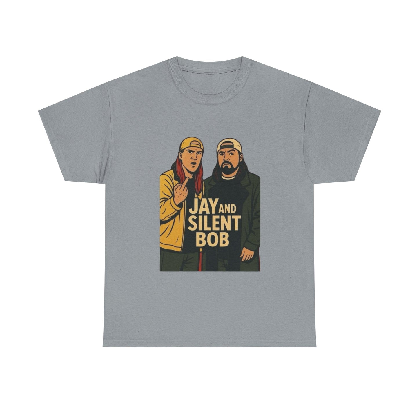Jay And Silent Bob Comedy Graphic T Shirt NEW Unisex Heavy Cotton Tee
