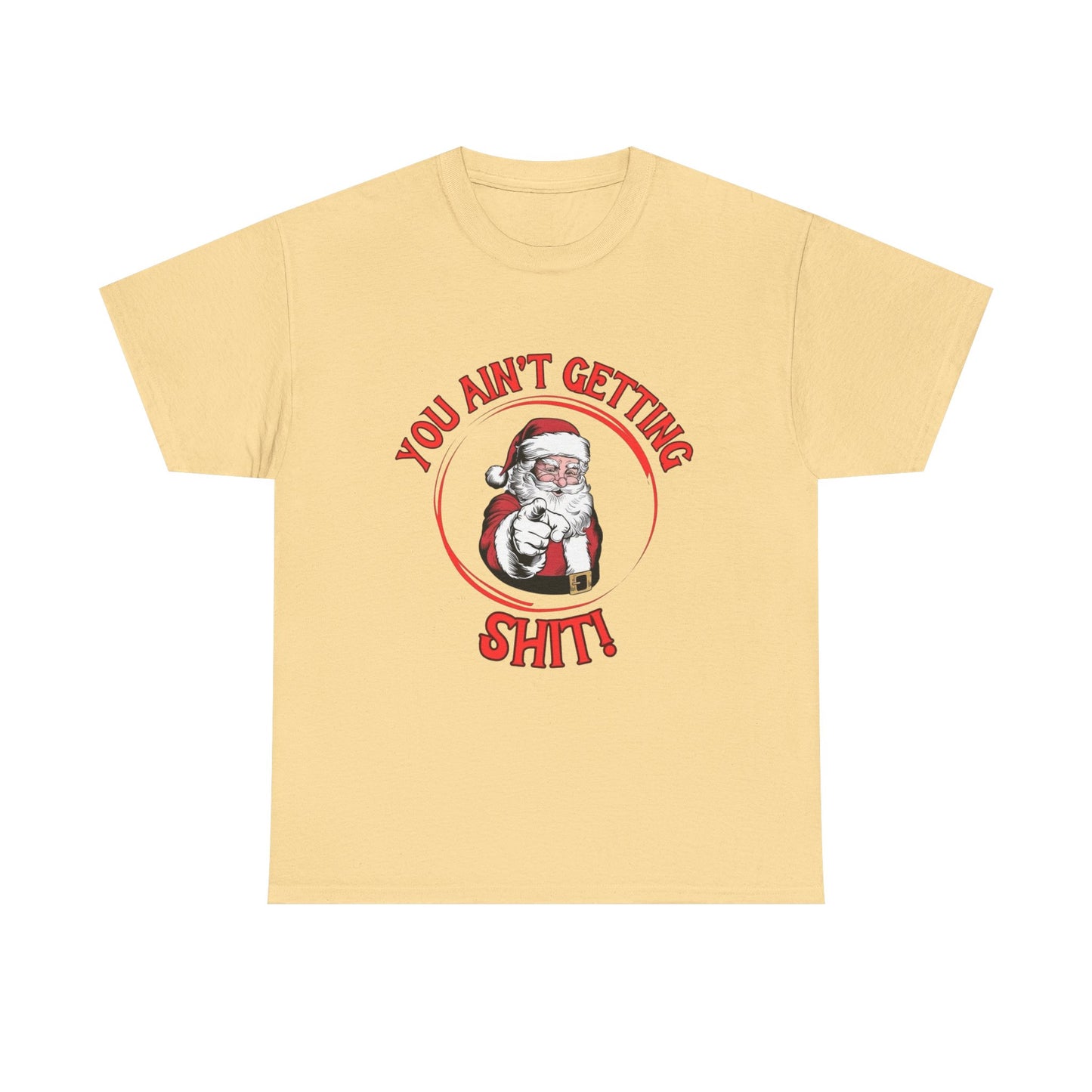 Funny Santa Jokes Graphic T Shirt Unisex NEW Heavy Cotton Tee