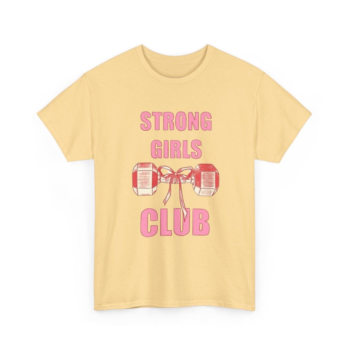 Strong Girls Club Gym Graphic T Shirt Unisex Heavy Cotton Tee