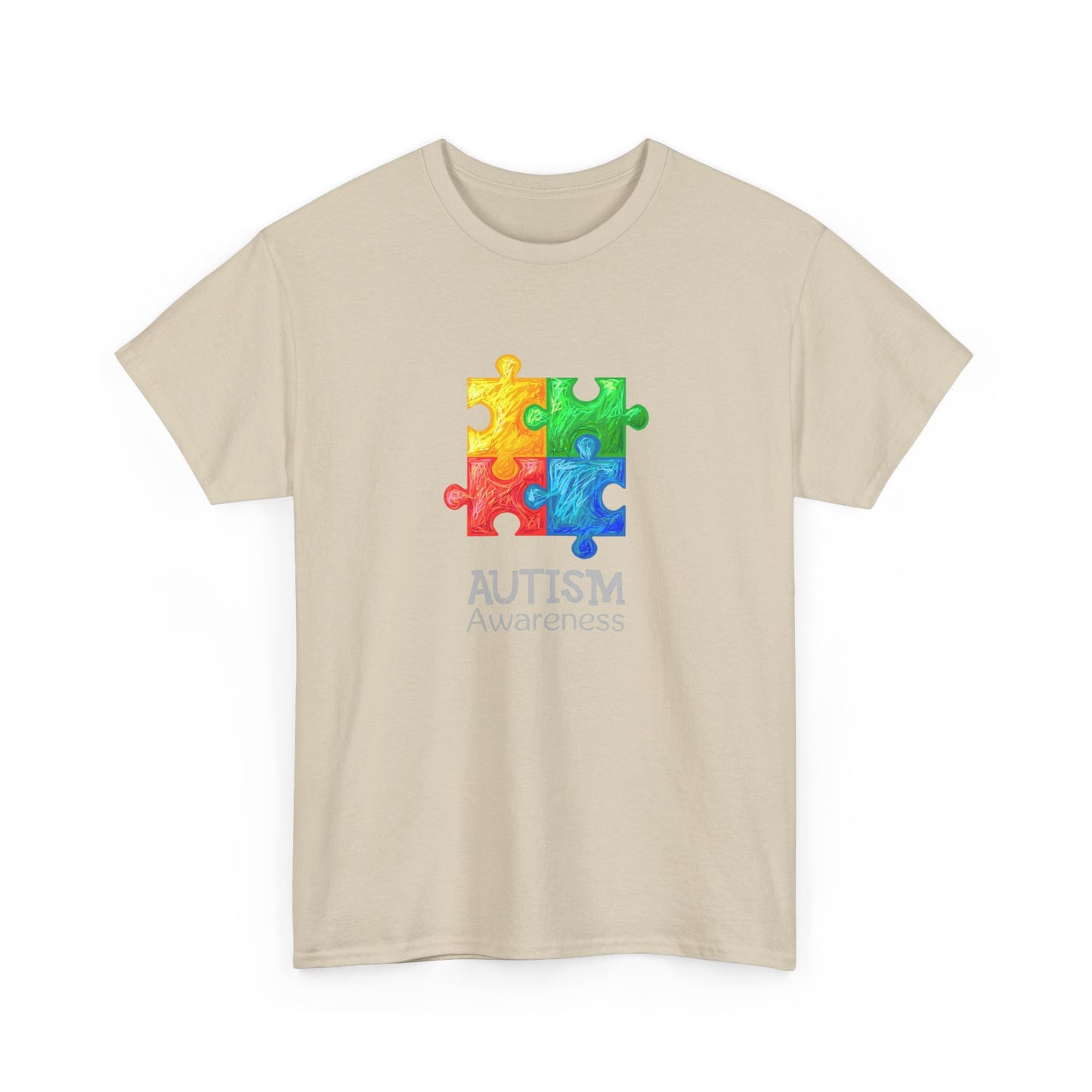 Autism Tshirt awareness health care nursing mental health Unisex Heavy Cotton