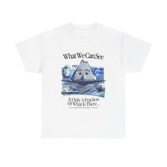 What We Can See Iceberg Graphic T Shirt Unisex Gift New AMERICAN VINTAGE