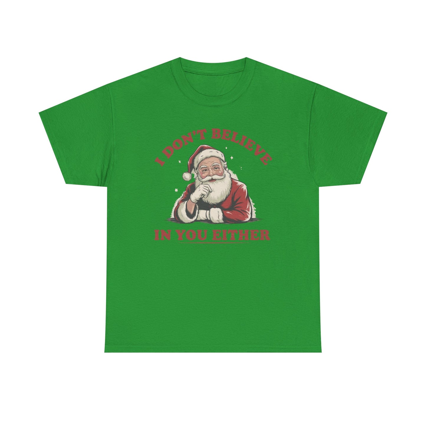 Santa's Real Funny Christmas Graphic T Shirt NEW Unisex Heavy Cotton Tee